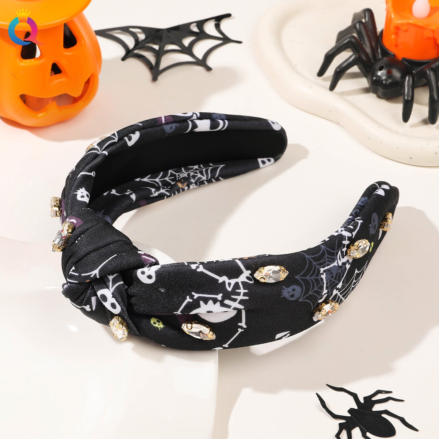 Wholesale Halloween Diamond Pearl Headband